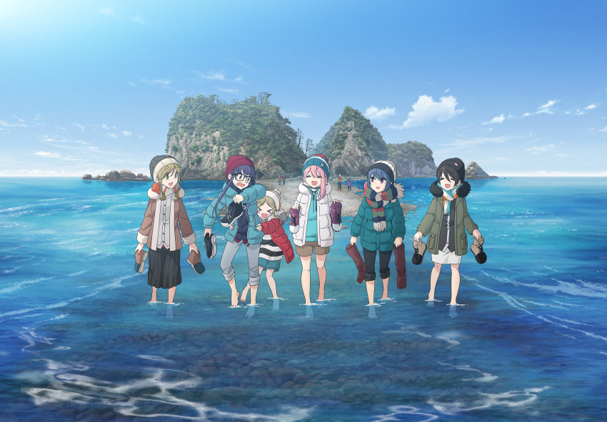 inuyama_akari inuyama_aoi kagamihara_nadeshiko oogaki_chiaki saitou_ena shima_rin tagme yurucamp