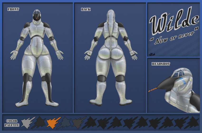 affront aircraft butt eyeless hi_res living_aircraft living_machine living_vehicle machine male model_sheet pecs solo thick_thighs vehicle wide_hips