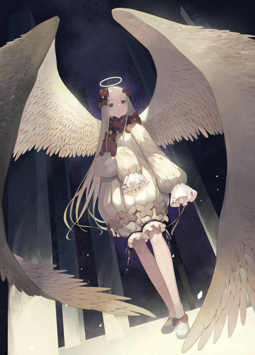 abigail_williams_(fate/grand_order) angel dress fate/grand_order tagme ugusu24 wings