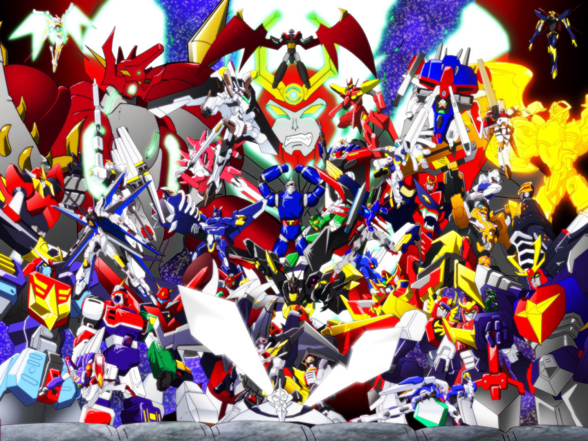 after_war_gundam_x aquarion_(series) char's_counterattack chikyuu_bouei_kigyou_dai-guard choujikuu_seiki_orguss choujuu_kishin_dancouga choujuushin_gravion_zwei code_geass_hangyaku_no_lelouch_r2 eureka_seven eureka_seven_(series) gundam gundam_00 gundam_seed gundam_seed_destiny gundam_wing highres juusou_kikou_dancouga_nova macross macross_7 macross_frontier macross_frontier:_sayonara_no_tsubasa muteki_choujin_zambot_3 muteki_koujin_daitarn_3 muteki_robo_trider_g7 overman_king_gainer rokushin_gattai_godmars sentou_mecha_xabungle shin_getter_robo shin_mazinger_shougeki!_z-hen soukou_kihei_votoms sousei_no_aquarion taiyou_no_shisha_tetsujin_28-gou tengen_toppa_gurren_lagann the_2nd_super_robot_wars_z_saisei-hen the_big_o turn_a_gundam uchuu_senshi_baldios uchuu_taitei_god_sigma zeta_gundam