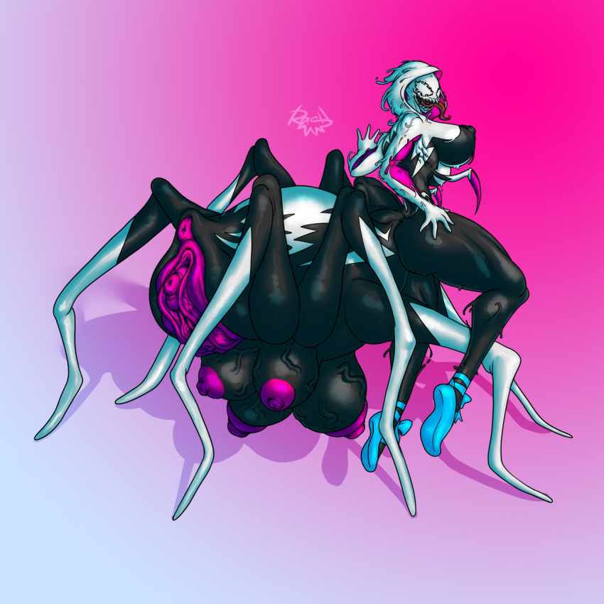 anus arachnid areola arthropod big_breasts big_pussy breasts butt female genitals gwen hair hi_res huge_breasts hyper hyper_genitalia hyper_pussy multi_breast muscular muscular_female muscular_taur nipples open_mouth pussy rashchaos solo spider tagme taur thick_thighs tongue tongue_out vein_bulge veiny_breasts