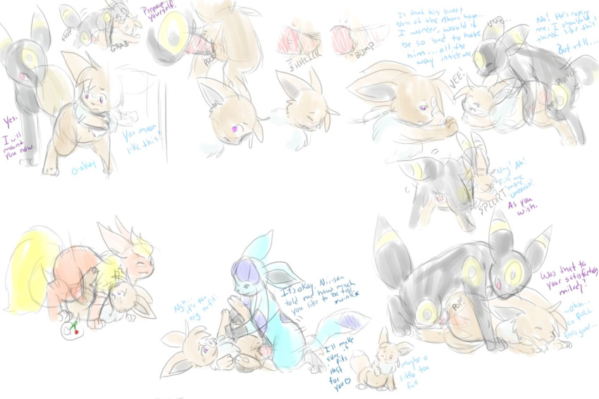 3:2 bodily_fluids colored_sketch cum cum_inflation digital_media_(artwork) domination duo eevee eeveelution female female_penetrated feral flareon forced from_behind_position from_front_position genital_fluids glaceon hatiimiga inflation knotting leg_glider_position lying male male/female male_domination male_penetrating male_penetrating_female missionary_position nintendo on_back on_side penetration pok&eacute;mon pok&eacute;mon_(species) raised_leg rape sex text umbreon vaginal vaginal_penetration video_games