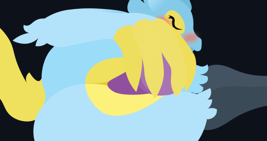 anal animated anthro bird_legs blush bodily_fluids cum cum_leaking cum_string cumlube dildo dragon excessive_cum eyes_closed facial_markings feather_tuft feathered_dragon feathers genital_fluids head_markings hybrid kabuko kabuko_(character) lineless loop male markings sex_toy shaded simple_background simple_shading solo tail_feathers tuft vector