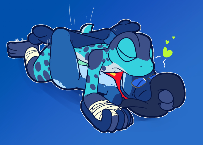 &lt;3 2021 2_toes 3_toes alternate_species amphibian anthro anthro_on_anthro anthro_penetrated anthro_penetrating anthro_penetrating_anthro anvil_position bandanna bandanna_only blue_background blue_body blue_hair blue_skin blue_spots duo erection eyes_closed feet frog from_front_position genitals glans gradient_background green_glans green_penis hair hand_holding hand_on_head hand_wraps hi_res intraspecies kerchief kerchief_only kissing leg_wraps legs_around_partner legs_up lying male male/male male_on_bottom male_on_top male_penetrated male_penetrating male_penetrating_male mostly_nude motion_lines nude on_back on_bottom on_top penetration penis ranno red_bandanna red_kerchief sex short_tail simple_background spots spotted_body spotted_skin thrusting toes ulti_(ultilix) ultilix wraps