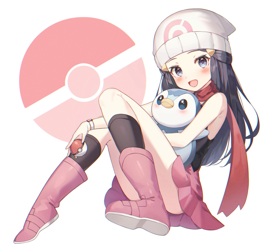 hikari_(pokemon) nam piplup pokemon pokemon_dppt tagme