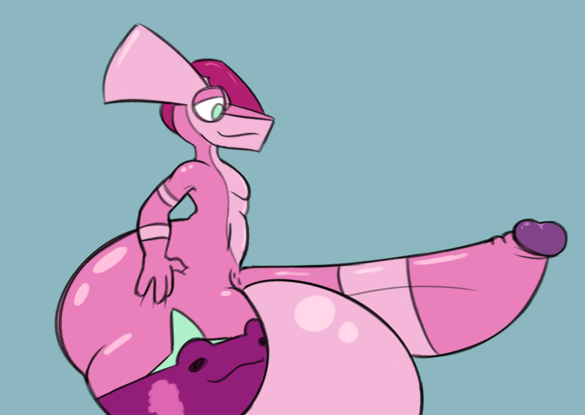 absurd_res amphibian anthro balls big_balls big_butt big_penis butt clothing digital_media_(artwork) erection frog gaze_(artist) gaze_(character) generation_6_pokemon genitals greninja hi_res huge_balls huge_butt huge_penis humanoid_genitalia humanoid_penis hyper hyper_genitalia legwear male mammal nintendo penis pokemon pokemon_(species) side_view simple_background smile solo thick_thighs thigh_highs