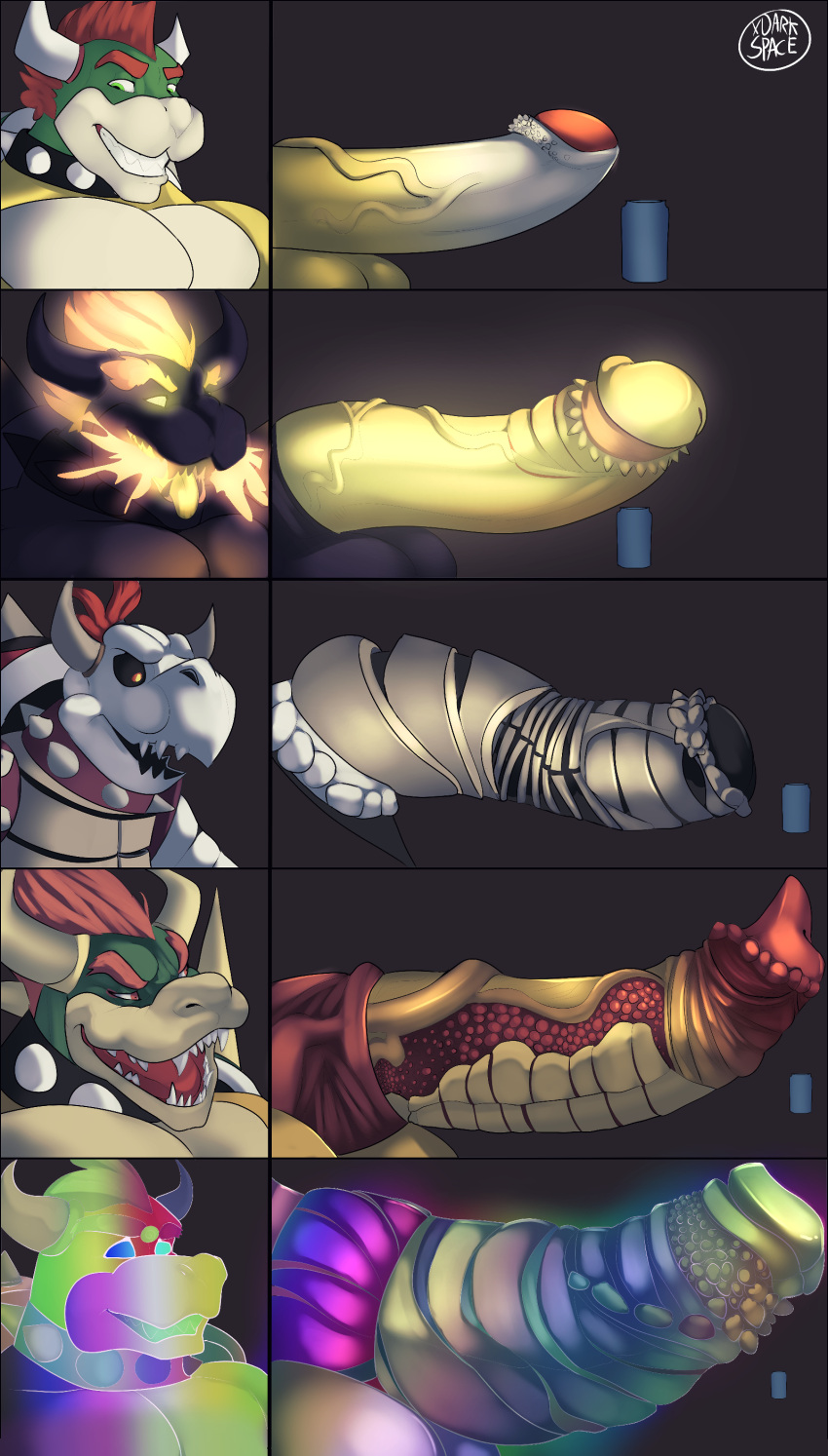 absurd_res anthro balls beverage_can big_balls big_penis bone bowser bowser's_fury chart collar comparing comparing_penis digital_media_(artwork) dreamy_bowser dry_bowser erection foreskin fury_bowser genitals giga_bowser glowing glowing_eyes group hair headshot hi_res horn huge_balls huge_penis koopa lizard male male/male mario_bros muscular nintendo nude open_mouth penis penis_lineup penis_size_chart penis_size_difference rainbow red_eyes red_hair reptile scalie shell simple_background skeleton slit smile spikes super_smash_bros. teeth tongue tongue_out uncut unusual_genitalia unusual_penis vein veiny_penis video_games xdarkspace
