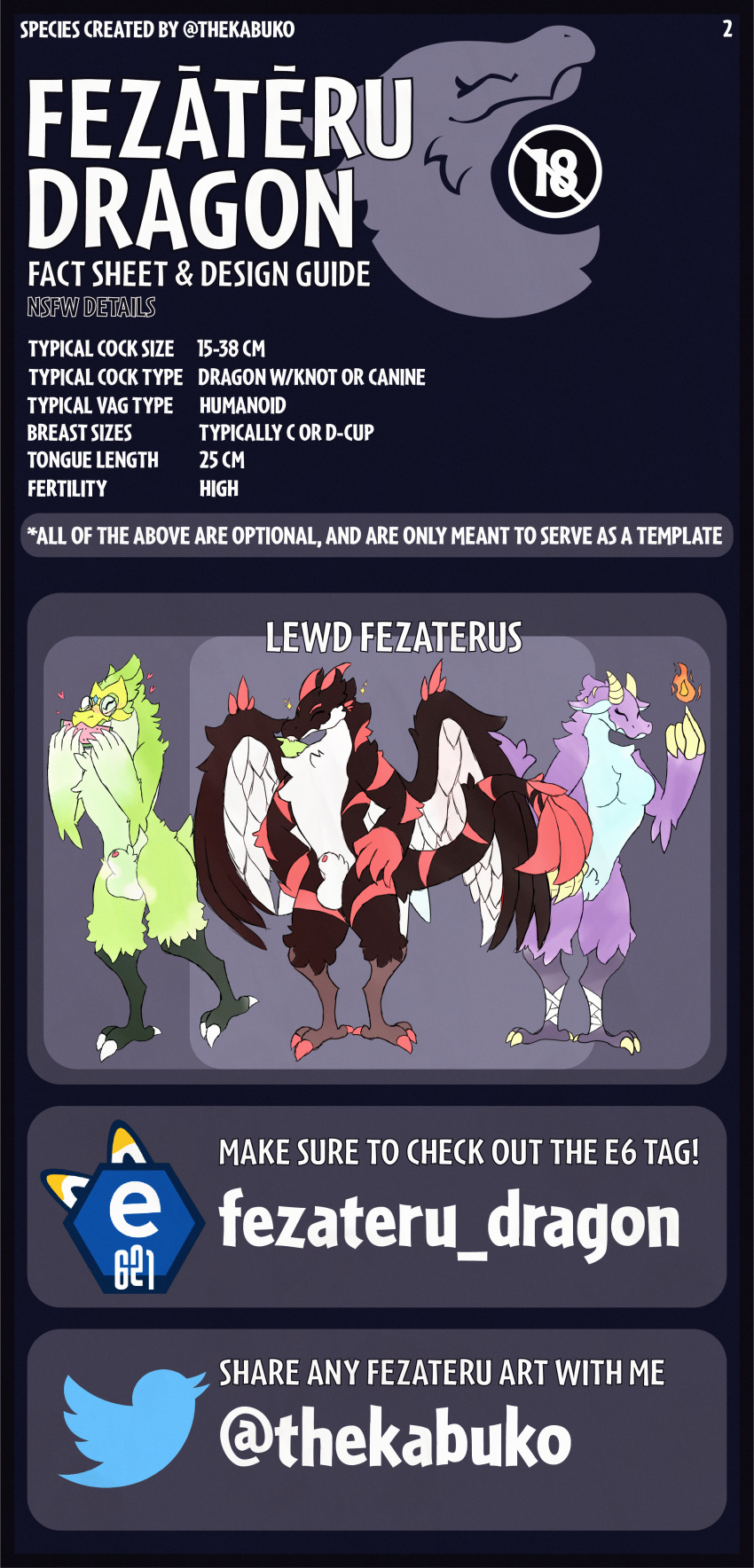 &lt;3 absurd_res animal_genitalia animal_penis anthro avian balthazar_haxter bird_feet bird_legs breasts canine_penis claws design_sheet dragon e621 eyewear fact_sheet feather_tuft feathered_dragon feathered_wings feathers female fezateru_dragon fire food fruit gem genitals glasses group hand_markings hi_res horn hybrid information information_sheet kabuko male markings mask melon musk penis plant pussy raised_tail red_(breadums) reyna_(omnik) sheath simple_background skull_mask solo standing tail_markings text tuft twitter vector watermelon wings