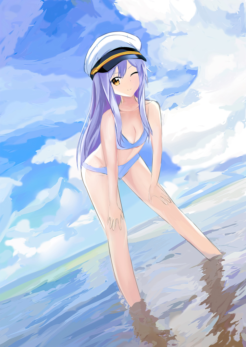 front_wing island_(game) ohara_rinne see_through swimsuits thighhighs wet