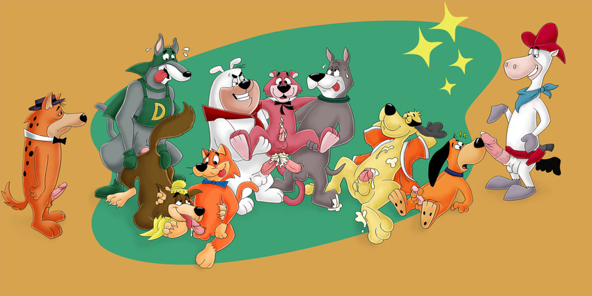 balls canine cat chopper dog doggie_daddy dynomutt feline gay hanna&#8211;barbera hanna_barbera hardy_har_har hong_kong_phooey hong_kong_phooey_(series) loopy_de_loop male mammal mr_jinx penis quick_draw_mcgraw quickdraw_mcgraw sdawg snagglepuss tony_tony_chopper