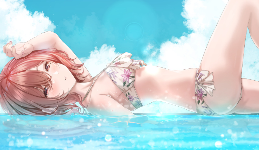 ass bikini higuchi_madoka swimsuits the_idolm@ster the_idolm@ster_shiny_colors thong yuzuyu_(hyui)