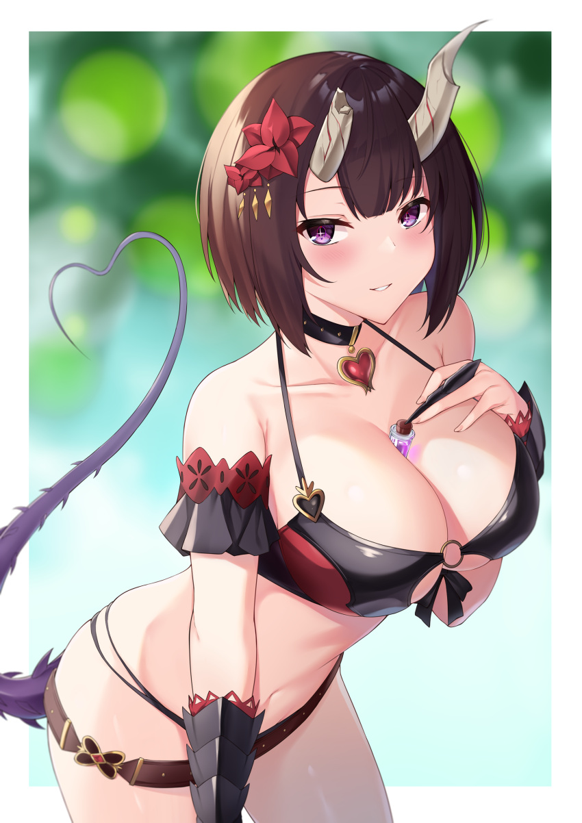 bikini horns kuraishi_eriko princess_connect princess_connect!_re:dive swimsuits tagme tail