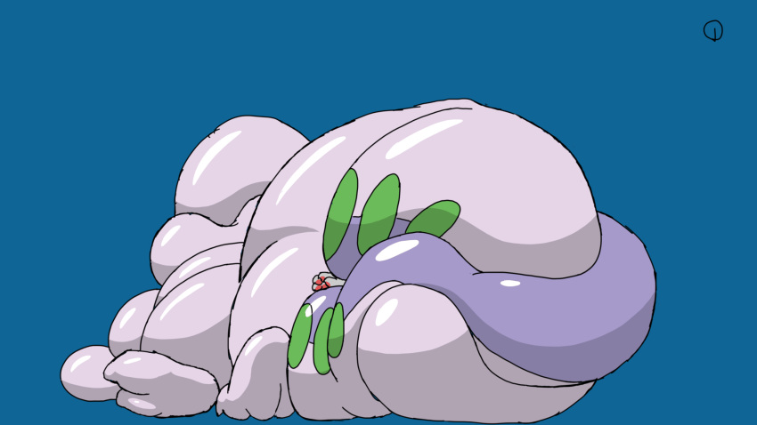 animated dragon female generation_6_pokemon goodra hi_res larger_female male male/female mythological_creature mythological_scalie mythology nintendo odis orcaxdragon pokemon pokemon_(species) scalie simple_background size_difference smothering tail