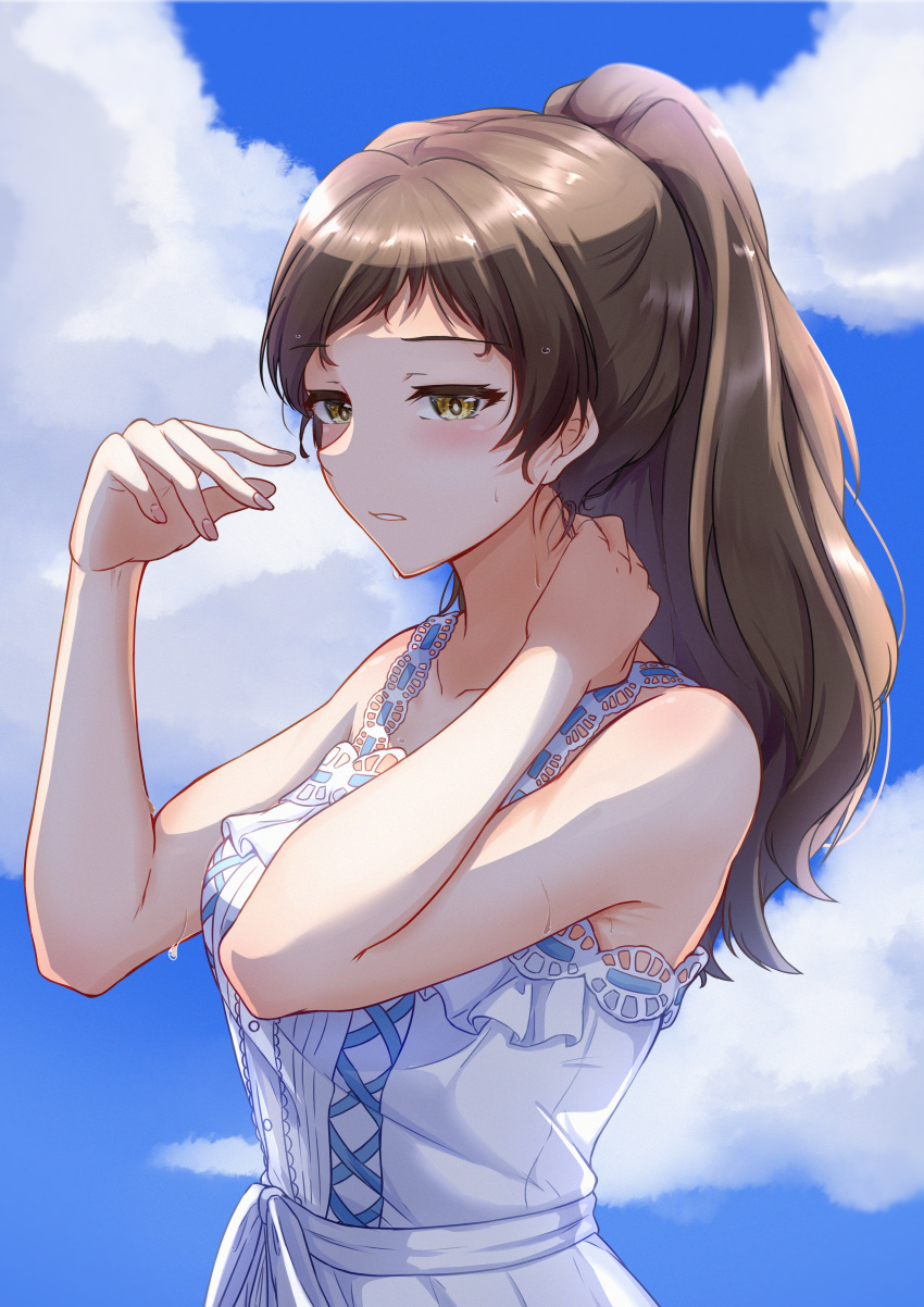 dress kitazawa_shiho summer_dress tagme the_idolm@ster the_idolm@ster_million_live!