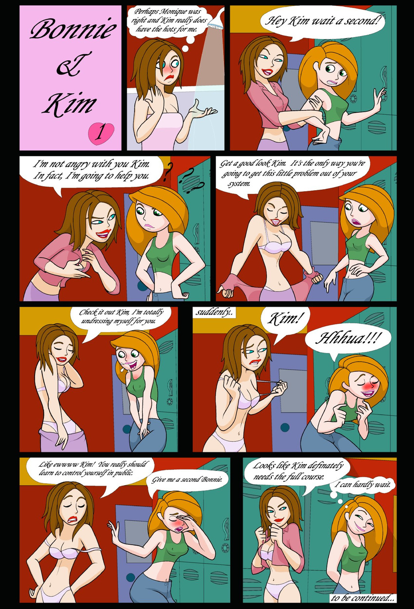 bonnie_rockwaller comic disney ethica kim_possible kimberly_ann_possible