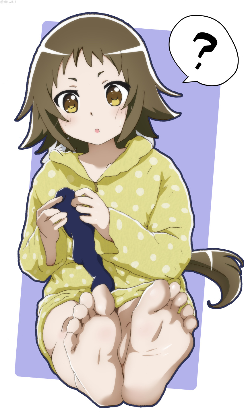 feet mikakunin_de_shinkoukei mitsumine_mashiro pajama sl8-all