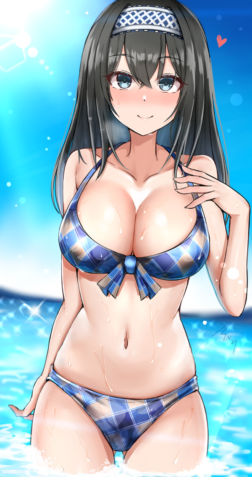 bikini mabanna sagisawa_fumika swimsuits the_idolm@ster the_idolm@ster_cinderella_girls wet