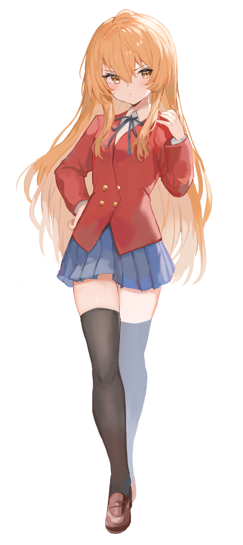 aisaka_taiga seifuku sorotu thighhighs toradora!