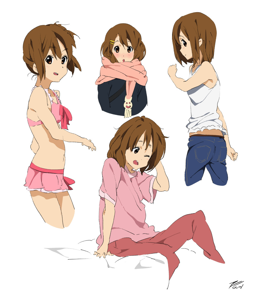 ani_ ass bikini hirasawa_yui k-on! swimsuits