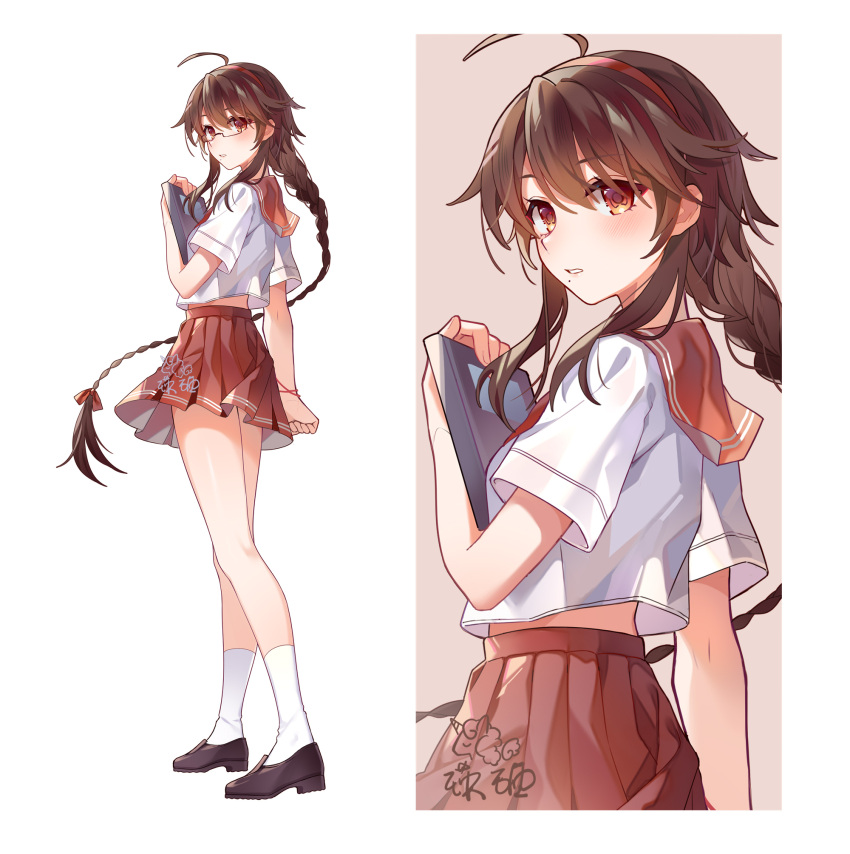 akira_(ying) megane seifuku tagme