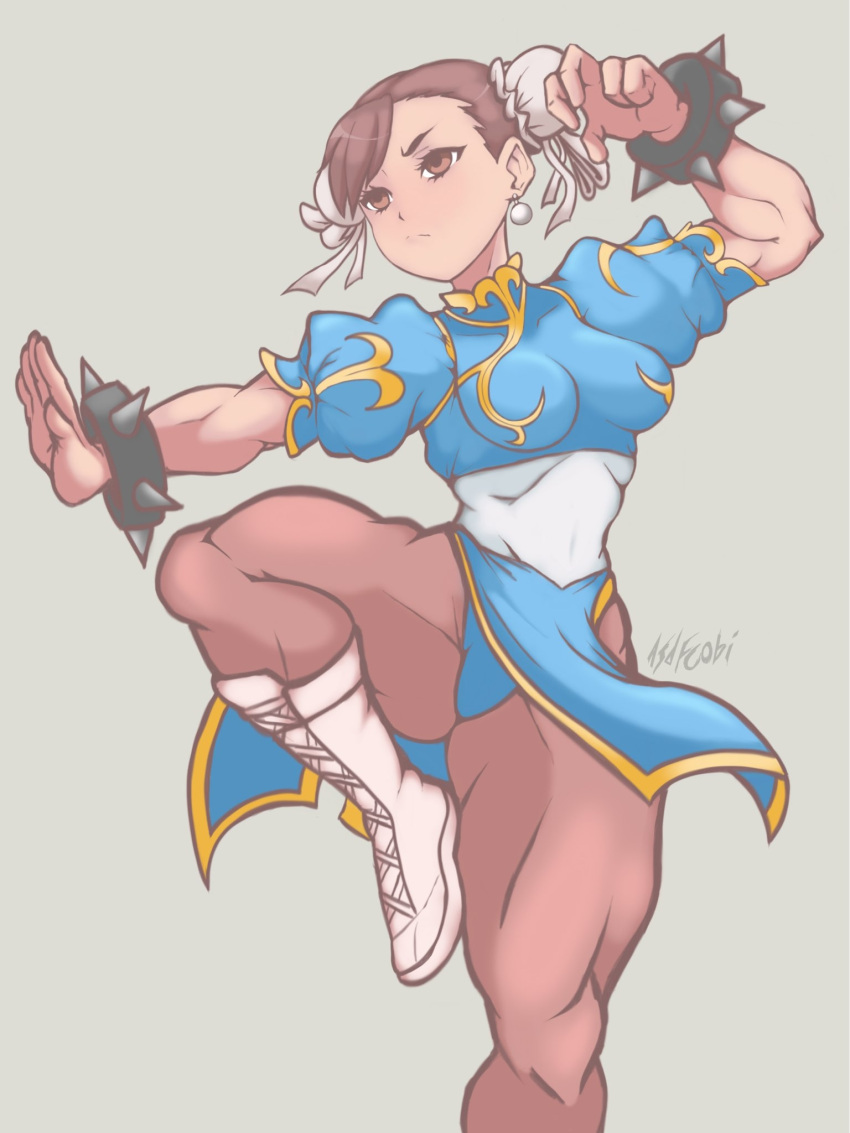 asdfcobi asian_clothes chun_li pantyhose skirt_lift street_fighter