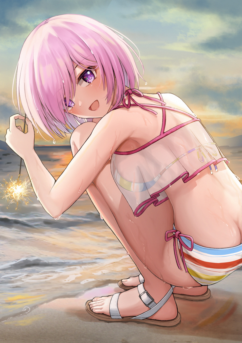 boo_iro fate/grand_order mash_kyrielight swimsuits tagme