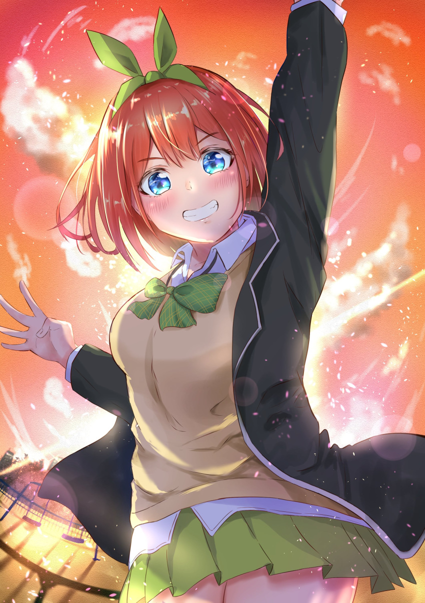 5-toubun_no_hanayome nakano_yotsuba seifuku sweater tagme