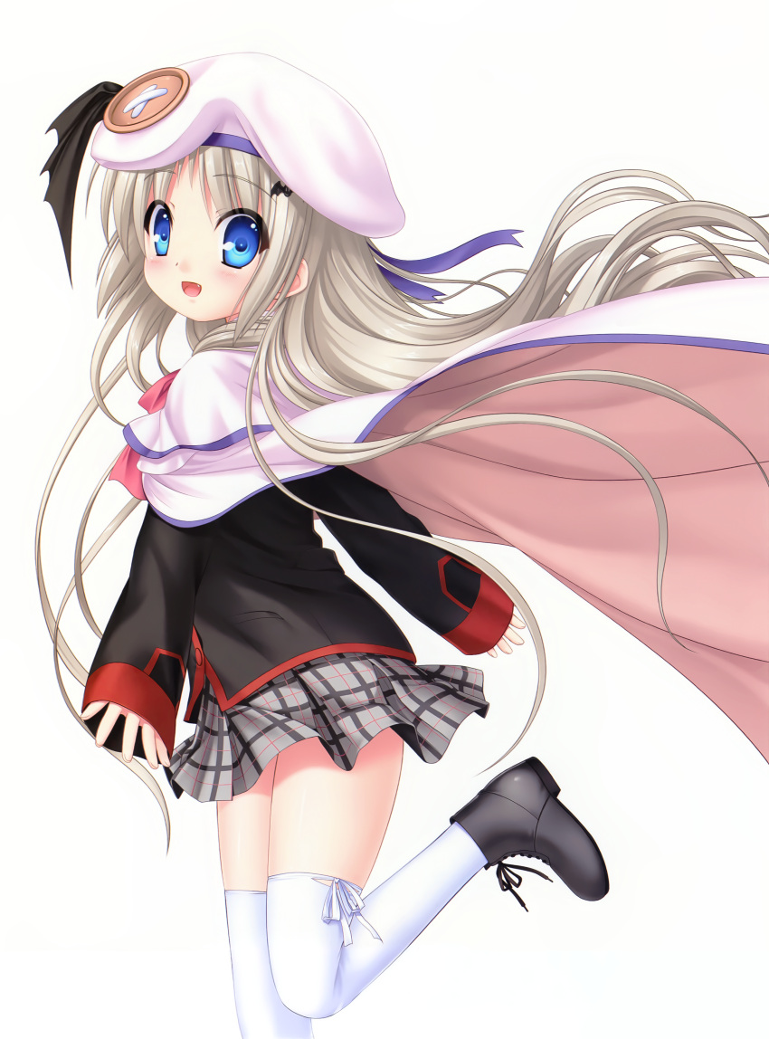 key kud_wafter little_busters! na-ga noumi_kudryavka seifuku thighhighs