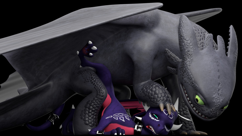 16:9 3d_(artwork) activision ambiguous_penetration black_background black_body claws cynder digital_media_(artwork) dominant dominant_male dragon dreamworks duo exhausted female female_penetrated feral foot_on_head forced green_eyes half-closed_eyes hi_res horn how_to_train_your_dragon larger_male male male/female male_penetrating male_penetrating_female markings narrowed_eyes night_fury penetration pinned pinned_to_floor purple_body questionable_consent raised_leg rape scalie simple_background size_difference smaller_female smaller_penetrated spyro_the_dragon submissive submissive_female teeth toothless video_games western_dragon widescreen wings wingsandfire72
