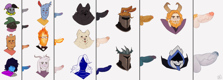 2_horns 3_horns 4_horns absurd_res anthro armor asgore_dreemurr asriel_dreemurr ball_size_difference balls bangs beard big_penis black_balls black_body black_fur black_penis black_sclera blonde_hair blue_balls blue_body blue_eyes blue_fur blue_glans blue_hair blue_penis blue_skin blue_tongue blush boss_monster bovid bow_tie brown_eyes burgerpants canid canine canis cape caprine chart circumcised clothing cowlick darkner darkriallet deltarune disembodied_penis domestic_cat domestic_dog dragon dress_shirt elemental_creature epaulette erection eyewear facial_hair fangs felid feline felis fire fire_creature floppy_ears fool's_hat foreskin frown fur fur_tuft genitals glans glasses goat greater_dog green_balls green_body green_eyes green_penis green_scales green_skin grey_balls grey_body grey_eyes grey_penis grey_skin group hair hat head_wings headgear headshot_portrait headwear helmet hi_res hood horn huge_penis human humanoid humanoid_genitalia humanoid_penis humanoid_pointy_ears ice_wolf_(undertale) imp jester jevil_(deltarune) king_spade kris_(deltarune) lagomorph leporid long_ears long_hair male mammal monster mouthless multi_horn nicecream_man orange_balls orange_body orange_fur orange_hair orange_penis penis penis_size_chart penis_size_comparison penis_size_difference pink_balls pink_glans pink_penis portrait pubes pupils rabbit ralsei red_nose reptile rg01_(undertale) rg02_(undertale) rouxls_kaard scales scalie scarf shirt side_view simple_background size_chart small_fangs small_horns smile t-shirt tan_balls tan_penis teeth thick_penis tongue tongue_out topwear tuft uncut undertale vein veiny_penis vest video_games white_background white_balls white_body white_eyes white_fur white_hair white_penis white_pupils white_skin wings wizard_hat wolf yellow_clothing yellow_eyes yellow_pupils yellow_shirt yellow_topwear