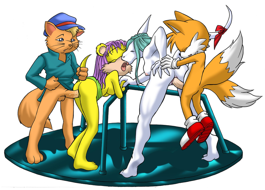 archie_comics crossover david_copperfield final_fantasy freya_crescent mina_mongoose sonic_team tails