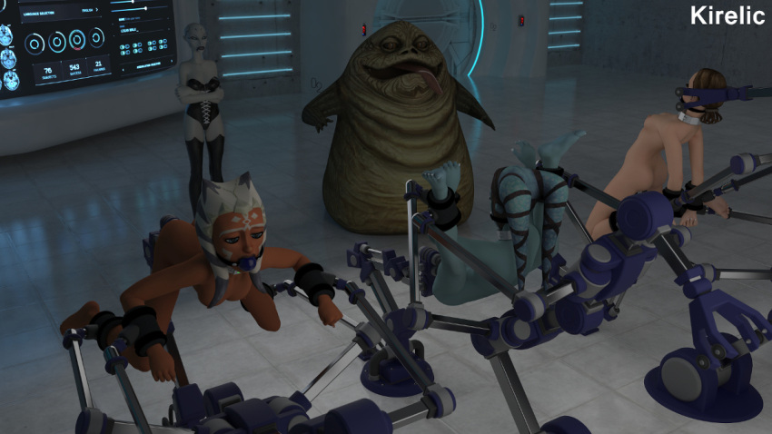 16:9 aayla_secura ahsoka_tano alien alien_humanoid anus asajj_ventress bdsm breasts dathomirian female female/female forced genitals group human humanoid hutt hybrid jabba_the_hutt kirelic machine_penetrating mammal nipples nude padme_amidala pussy rape star_wars togruta twi'lek widescreen zabrak