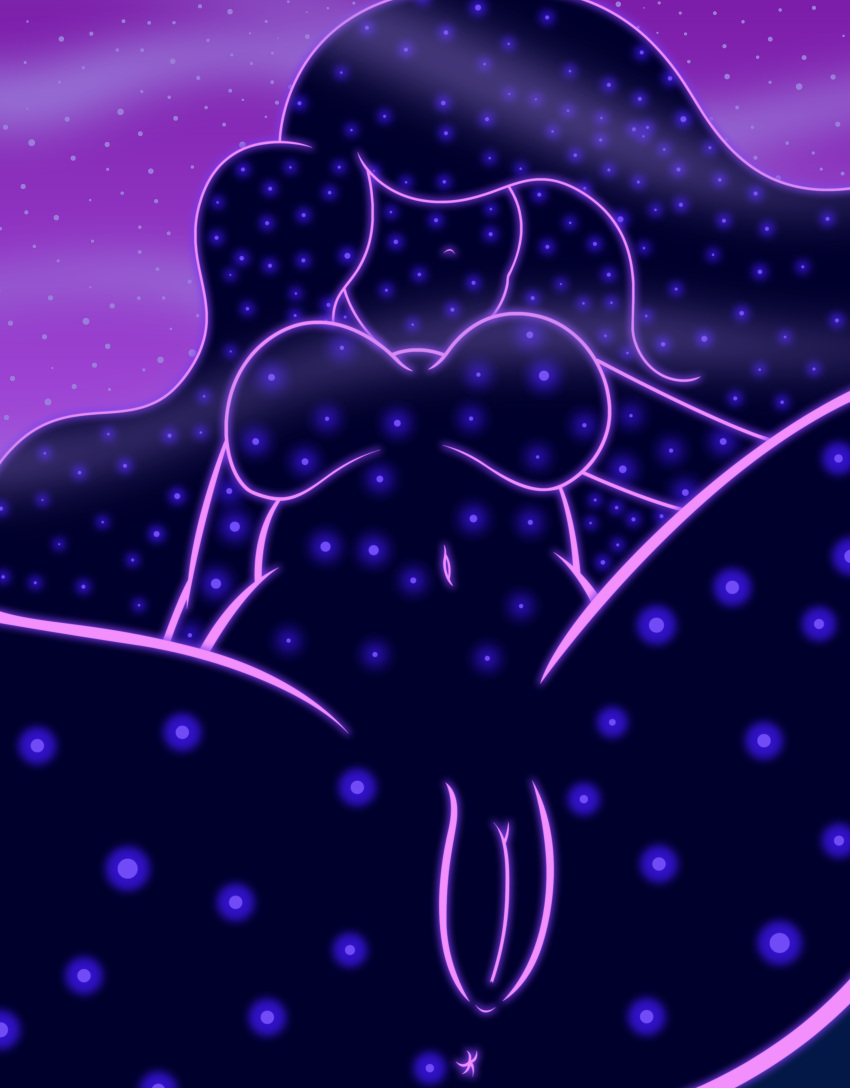absurd_res anus badumsquish breasts female friendship_is_magic genitals hasbro hi_res humanoid low-angle_view monster my_little_pony night perineum pussy solo sparkles star tantabus worm's-eye_view