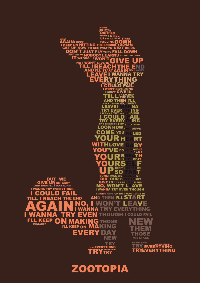 2016 absurd_res anthro barefoot biped brown_background canid canine clothed clothing disney english_text feet fox fur green_clothing green_shirt green_topwear hi_res male mammal necktie nick_wilde orange_body orange_fur plantigrade red_fox shirt simonk0 simple_background solo text text_art topwear typography zootopia