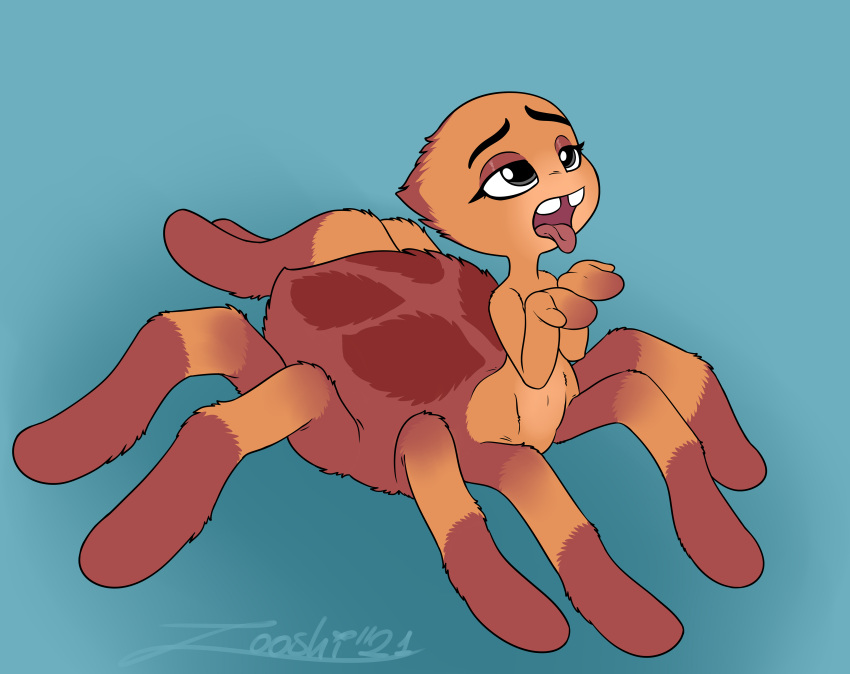 8_legs absurd_res anthro arachnid arthropod female hi_res ms._tarantula_(the_bad_guys) mygalomorph soft solo spider tarantula the_bad_guys zooshi