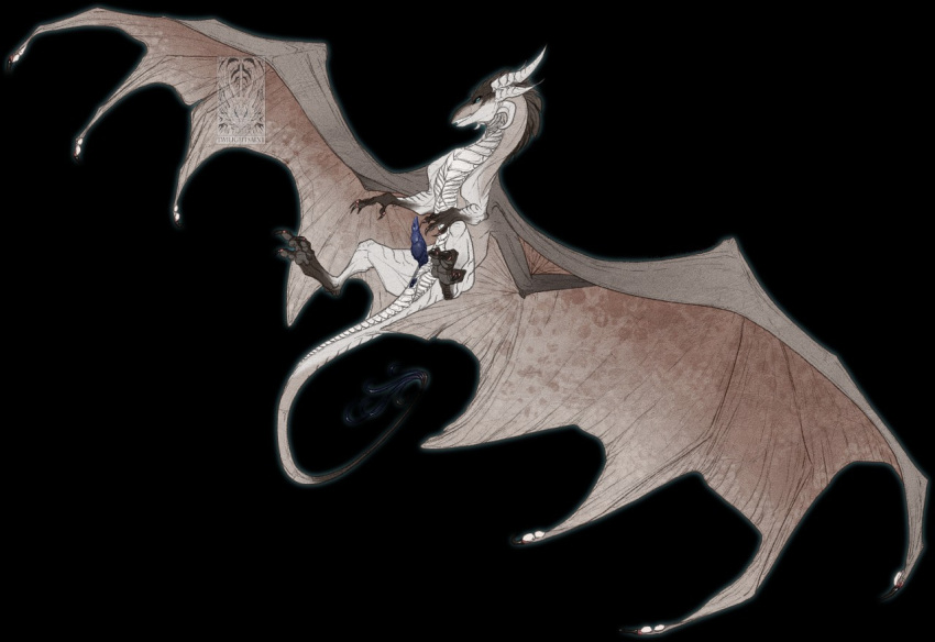 dragon feral genitals lying male male/male on_back penis solo spread_wings twilightsaint wings