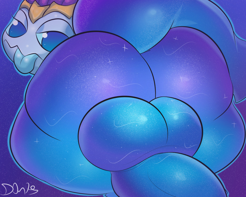 anthro aurelion_sol_(lol) balls big_balls big_butt big_penis blue_body blue_eyes blue_tongue bodily_fluids butt cosmic_background cosmic_flesh cosmic_hair cosmic_tail deity dragon ethereal_hair galaxy genitals hair hi_res huge_balls huge_butt huge_penis humanoid_genitalia humanoid_penis league_of_legends long_hair long_tail looking_at_viewer looking_back male multicolored_body nude penis plushtrapboyuwu purple_body purple_hair riot_games short_stack solo space_dragon sweat sweaty_balls sweaty_butt sweaty_genitalia sweaty_legs sweaty_thighs thick_thighs tongue tongue_out translucent translucent_tail video_games