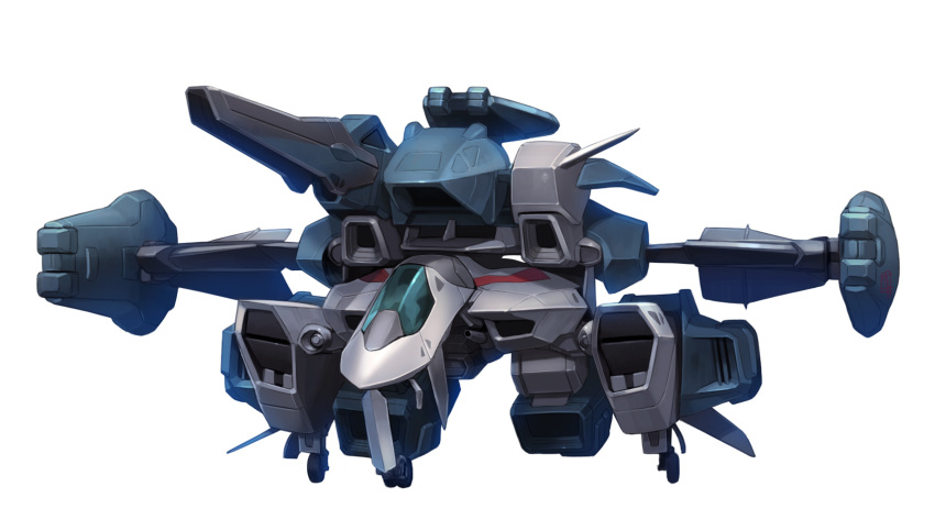 aircraft airplane airplane_wing canopy_(aircraft) fighter_jet highres jet landing_gear macross macross_2 mecha military military_vehicle no_humans science_fiction solo taedu variable_fighter vehicle_focus vf-2ss white_background