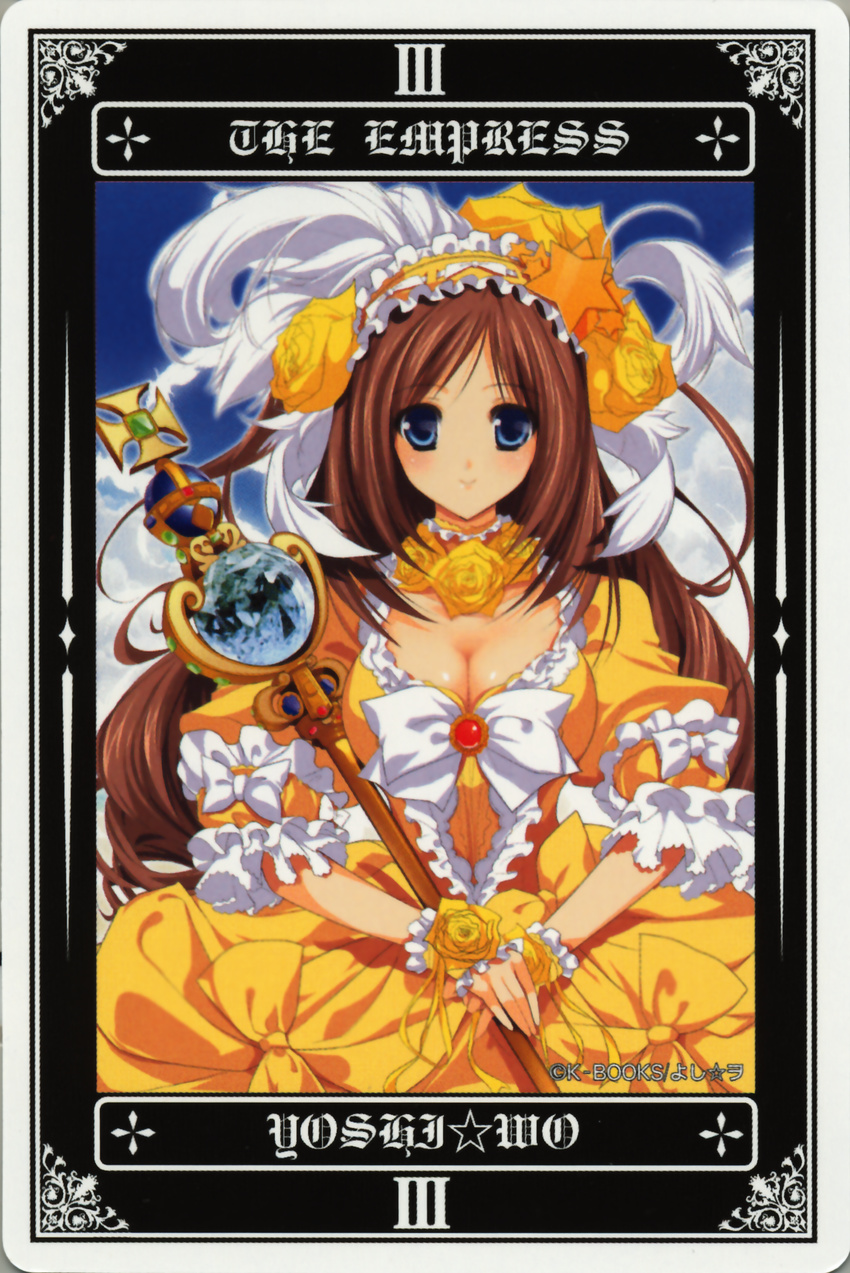 card cleavage dress tagme yoshiwo