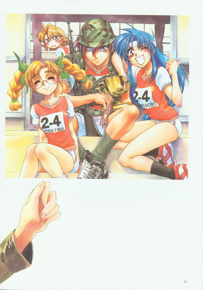 chidori_kaname full_metal_panic inaba_mizuki sagara_sousuke shikidouji tokiwa_kyouko