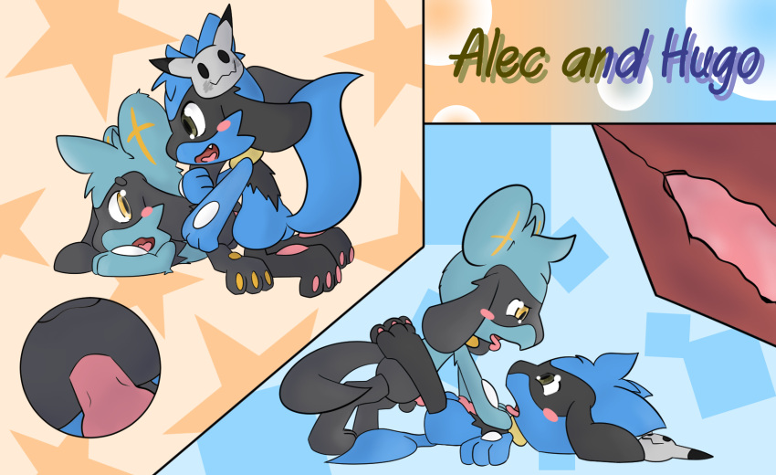 alec_the_riolu anal anal_penetration doggystyle duo feral from_behind_position genitals hi_res hugo_the_riolu hugoriolu male male/male nintendo penetration penile penile_penetration penis penis_in_ass pok&eacute;mon pok&eacute;mon_(species) riolu sex video_games