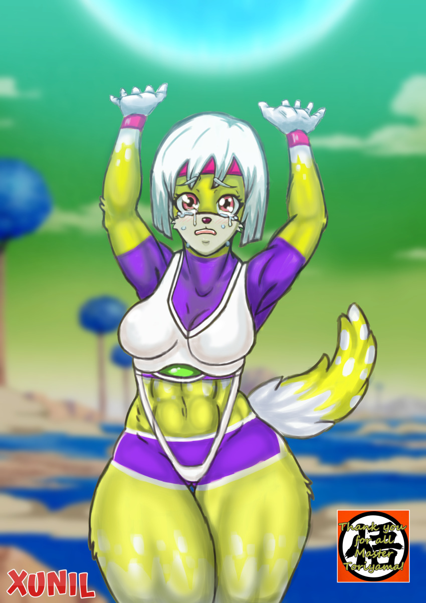 absurd_res anthro big_breasts breasts cosplay dragon_ball female hi_res invalid_tag solo thick_thighs toriyama_akira xunil763