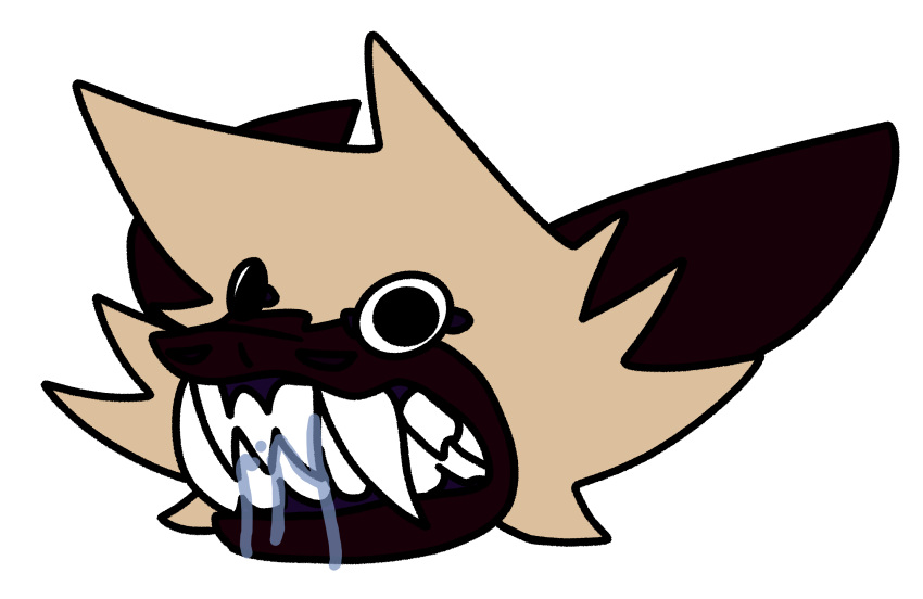 alpha_channel angry anthro baring_teeth bodily_fluids brown_body brown_fur chiropteran clenched_teeth dripping drooling fangs fur gums hi_res looking_at_viewer male mammal saliva saliva_drip simple_background snarling solo spanklet spanklet_chocoa teeth transparent_background wide_eyed