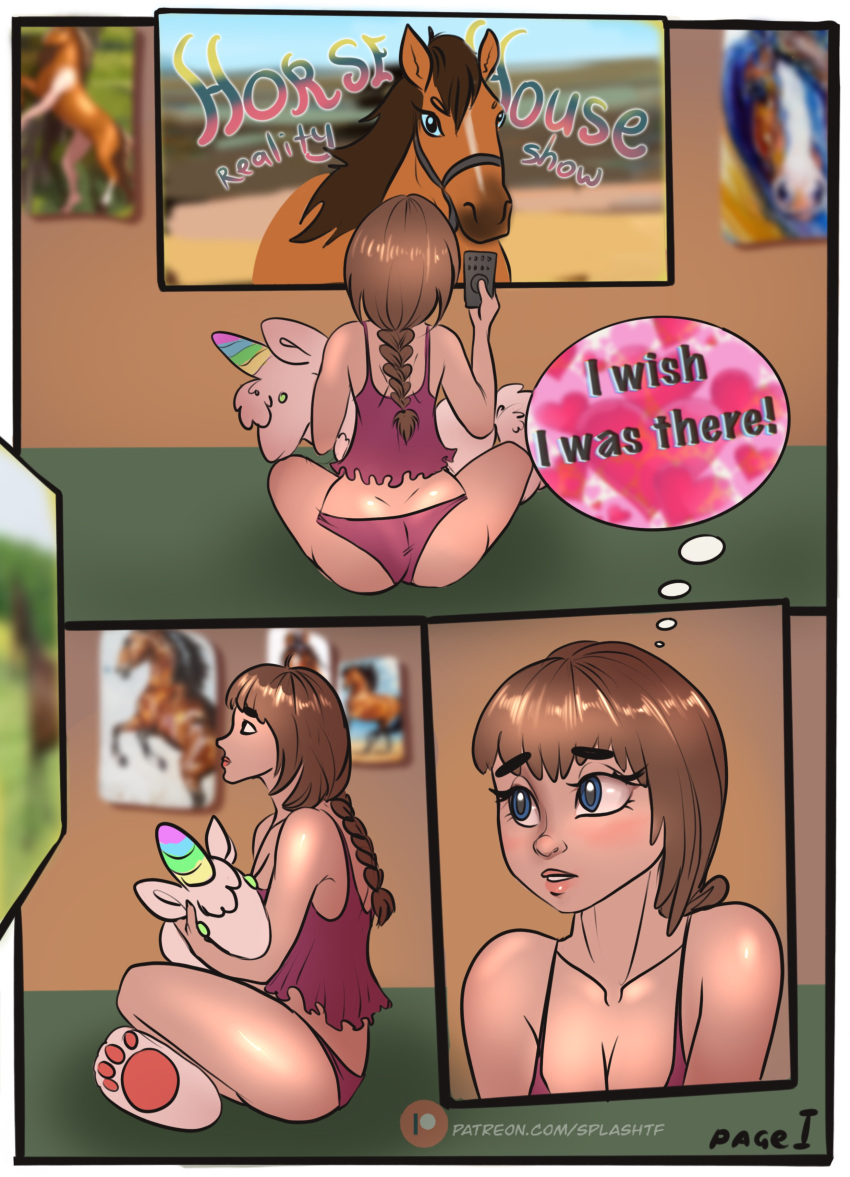 absurd_res comic female hi_res human mammal page_(disambiguation) patreon solo splashtf story wish