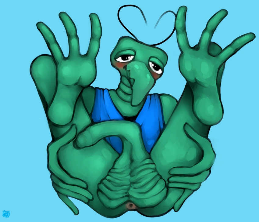 absurd_res anthro arthropod blattodea cockroach feet genitals hanna-barbera hi_res insect male nude penis solo sounsoun space_ghost_(series) zorak_(character)