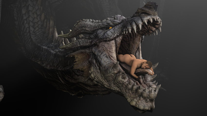 absurd_res capcom dragon duo embrace fatalis hi_res hug human ivorylagiacrus licking male male/male mammal monster_hunter on_tongue open_mouth oral_vore size_difference soft_vore swallowing teeth throat tongue tongue_grab tongue_hug tongue_love tongue_out tongue_sex tongue_worship vore