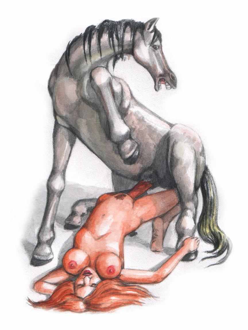 Конь Рвет Женщину Порно