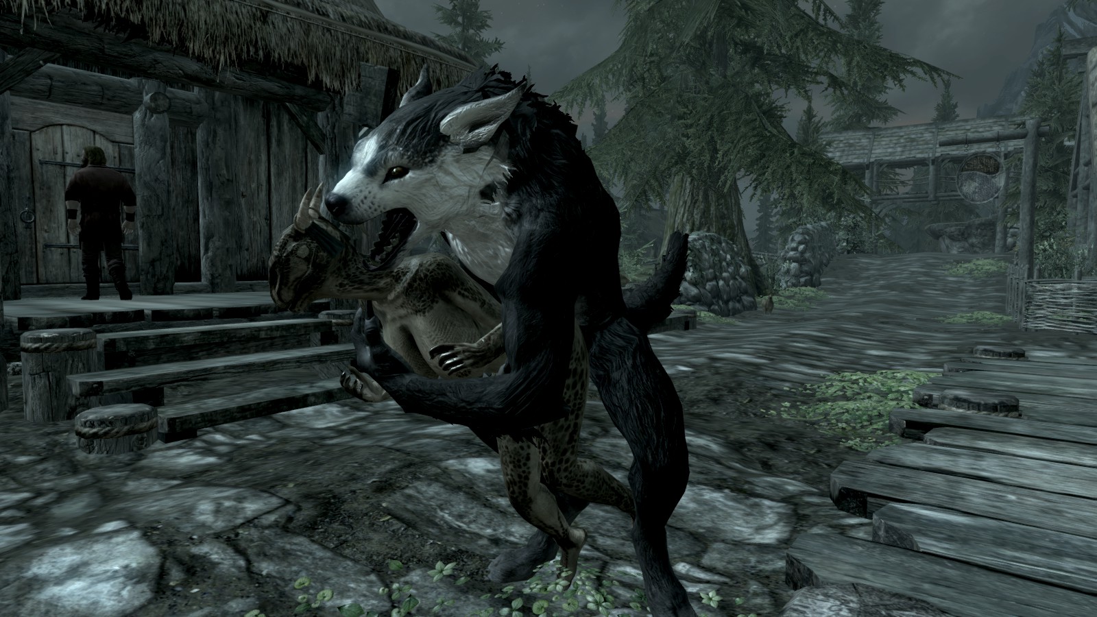 Lusty argonian breeding bitch werewolf skyrim