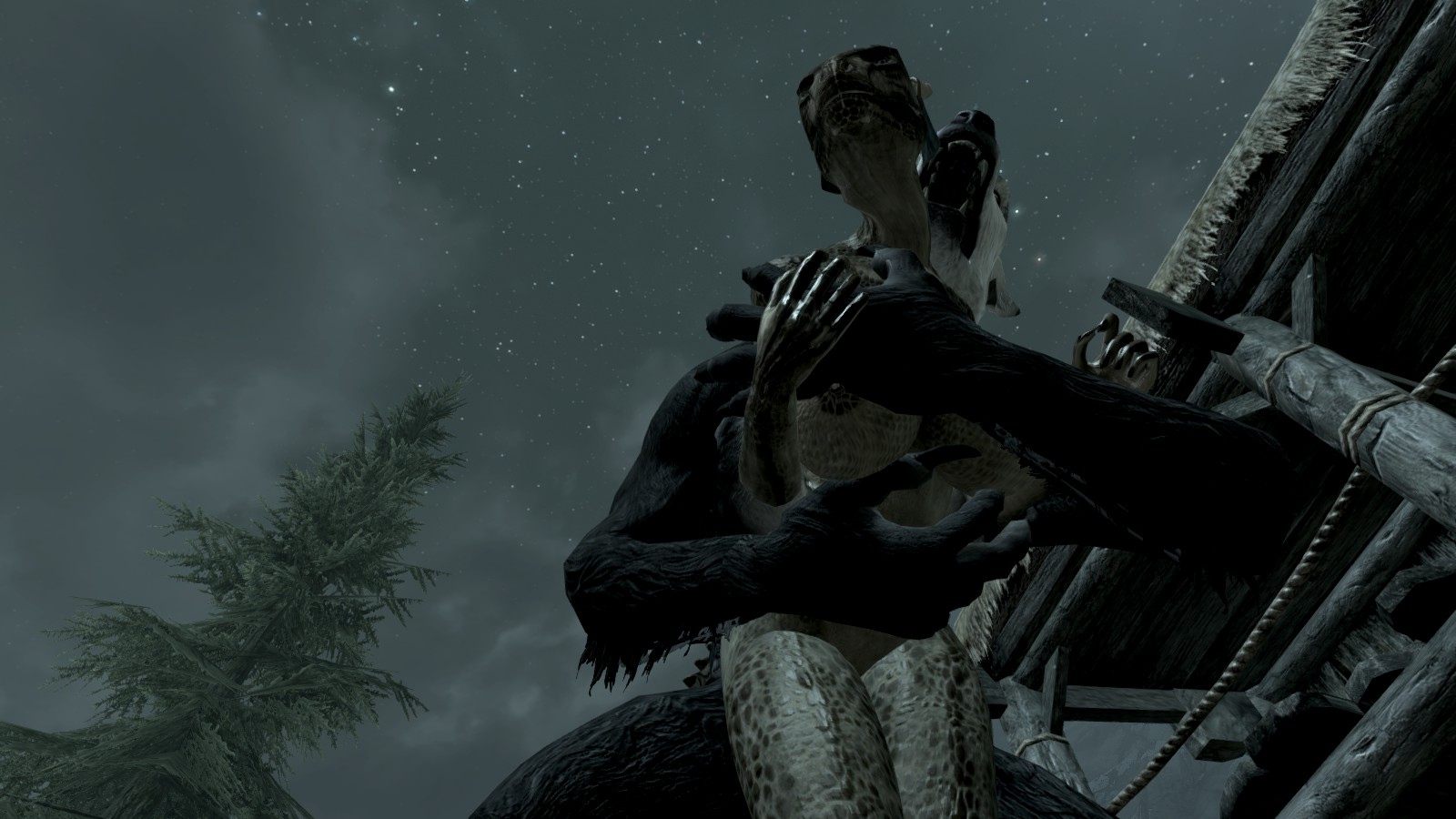 Lusty argonian breeding bitch werewolf skyrim