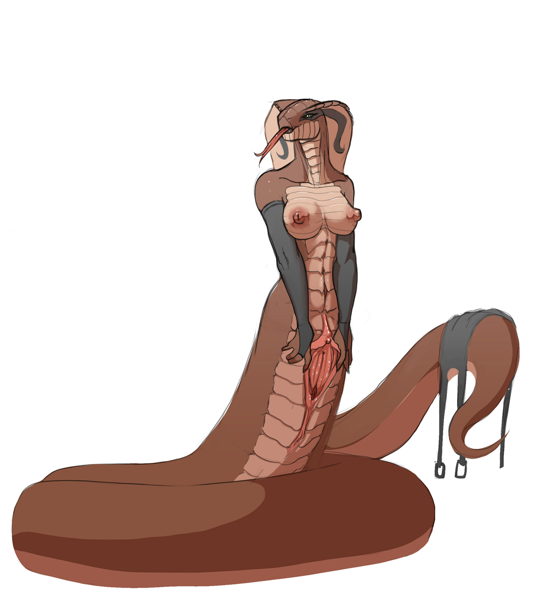 Sexy anthro female snake sex